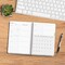 Mindful Living | 2024 6 x 7.75 Inch Weekly Desk Planner | Brush Dance | Art Quotes Photography Inspiration